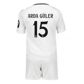 Real Madrid Arda Guler #15 Domaci Dres za Dječji 2024-25 Kratak Rukavima (+ kratke hlače)